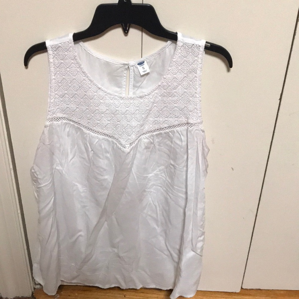 White tank top